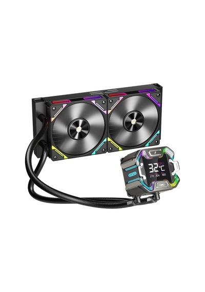 1st Player X Starshıp E X240e Mm Siyah Argb Dijital Ekran Am5 / Lga 1851 İşlemci Sıvı Soğutucu