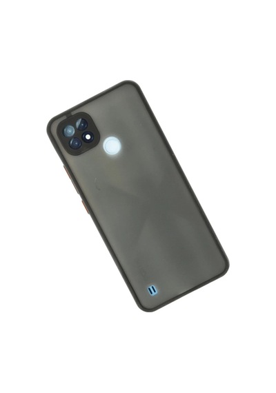 Realme C21 Uyumlu Kılıf Montreal Silikon Kapak - Siyah