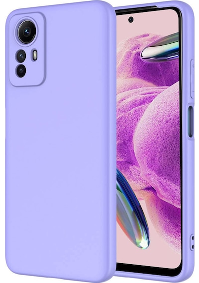 Noktaks - Redmi Note 12s Uyumlu - Kılıf İçi Kadife Koruyucu Mara Lansman Kapak - T29530 - Lila Lila