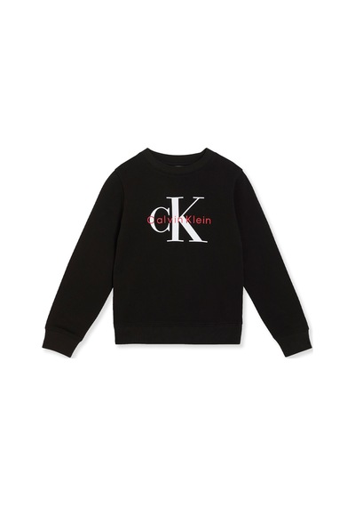 Panço Calvin Klein Unisex Çocuk Siyah Sweatshirt 2621uk08001