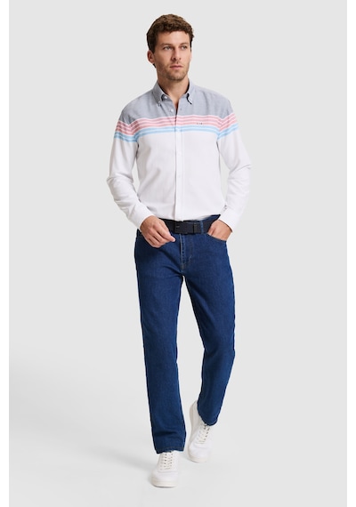 U.S. Polo Assn. Erkek Lacivert Uzun Kollu Gömlek 50324733 Vr033
