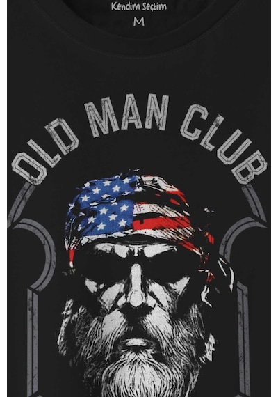Old Man Club 1967 Baskılı Tişört Unisex T-shirt 001