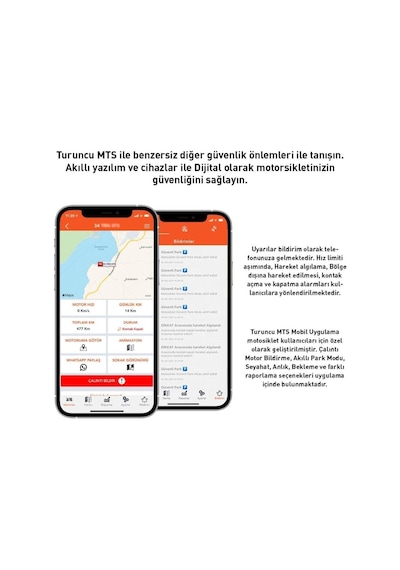 Turuncu Buzzer Cihazı Motosiklet Takip Cihazı İçin Buzzer