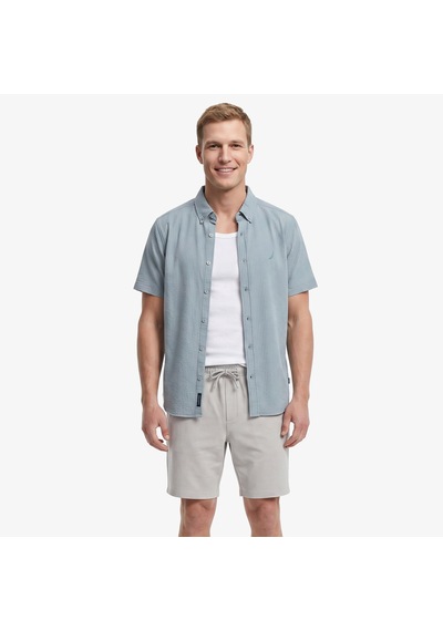 Nautica Erkek Yeşil Regular Fit Kısa Kollu Gömlekdüzw65416t