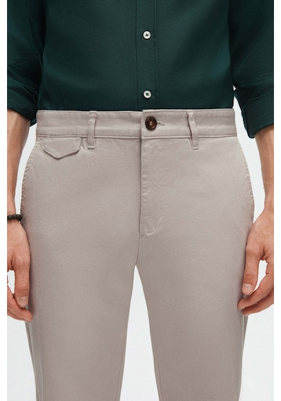 Twn Silim Fit Taş Armürlü Chino Pantolon 3ecc3s208232m Taş