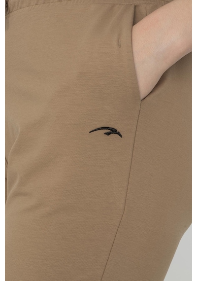 Maraton Sportswear Büyük Beden Kadın Lastik Paça Basic Açık Vizon Eşofman Altı 21171-açık Vizon Açık Vizon