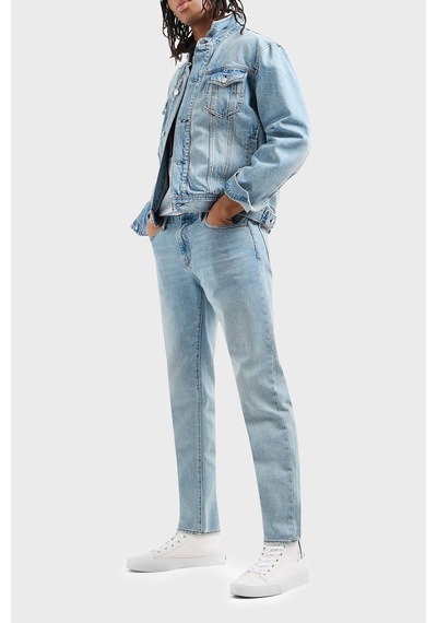 Armani Exchange Erkek Kot Ceket 8nzbp4 Z2p1z 1500 Mavi Mavi