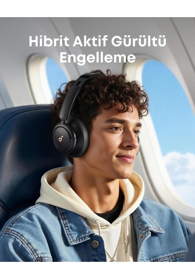 Anker Soundcore Q30 Kulak Üstü Bluetooth Kulaklık, Hibrit Aktif Gürültü Engelleme, Yüksek Çözünürlüklü Ses,