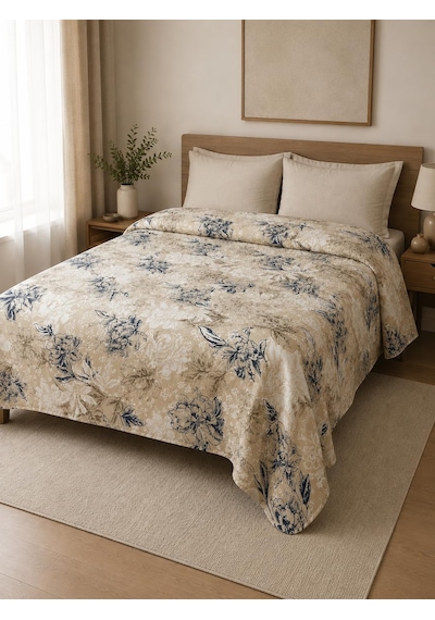 Çift Kişilik Pike Yatak Örtüsü%100 Pamuk 220x230 Cm Lacivert Diğer