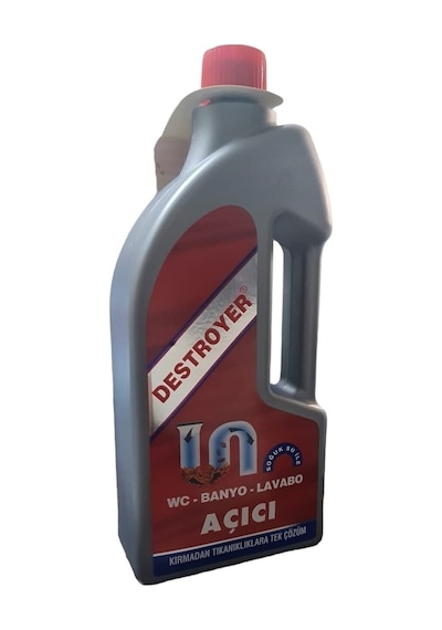 Lavabo Açıcı, 1000ml Wc Banyo Tuvalet Gider Açıcı Kuvvetli Gider Açıcı Sıvı