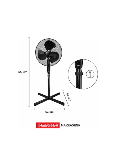 Koenic KOSF 40326 3 Pervane Vantilatör