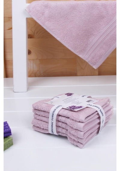 Baveno Indigo Ağacı Bitkisel Organik Boyama 6'lı 33x33 Havlu