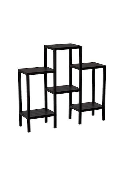 6 Raflı - Siyah Modüler Ünite Plastik 108x100x29 Cm 5250 Diğer