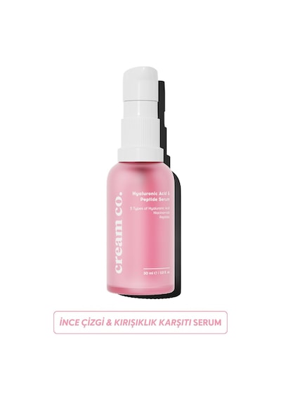 Kırışıklık Karşıtı Peptit Serum Aydınlatıcı Niacinamide Hyaluronik Asit Tüm Cilt Tipleri