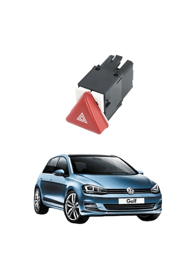 Kraw Flaşör Anahtarı Vw Golf V & Jetta Uyumlu 4 Pin