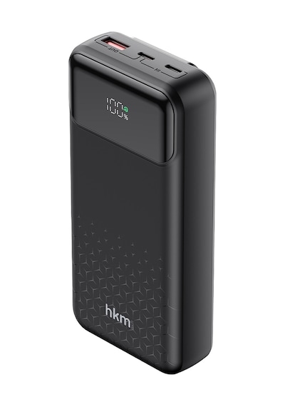 Power Nano 20.000 Mah 20W Pd 20W Hızlı Şarj Destekli Type-C Ve Lightning Kablolu Powerbank Siyah