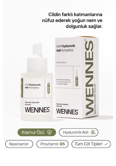 Aktif Hyaluronik Asit Serum - Yoğun Nem Etkili