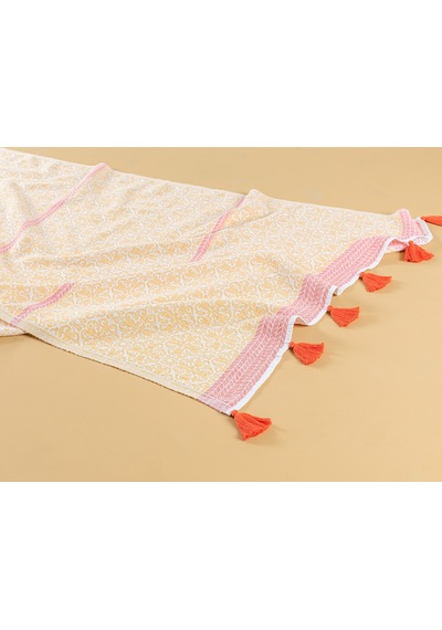 Madame Coco Blancheur Jakarlı Peştemal 1kpstm0109peştamal-sarı