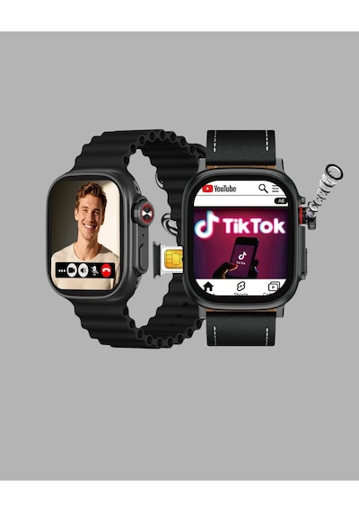 Uyku Takipli Gps Li Sım Kart Destekli Akıllı Saat