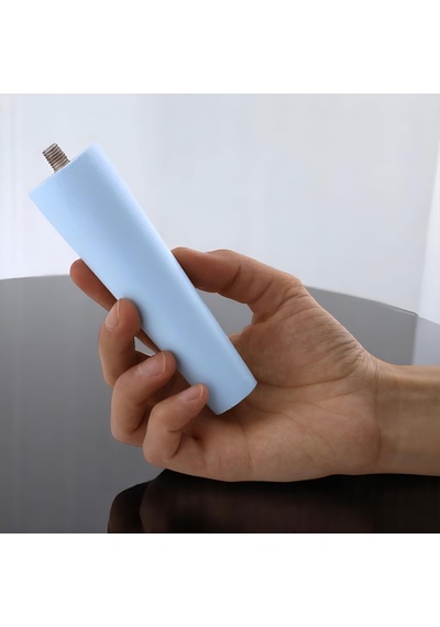 Ahşap Ayak 12 Cm Açık Mavi M8 Civatalı Bağlantı Aparatlı Dolap Mobilya Koltuk Kanepe Destek Ayağı Ayakları Açık Mavi