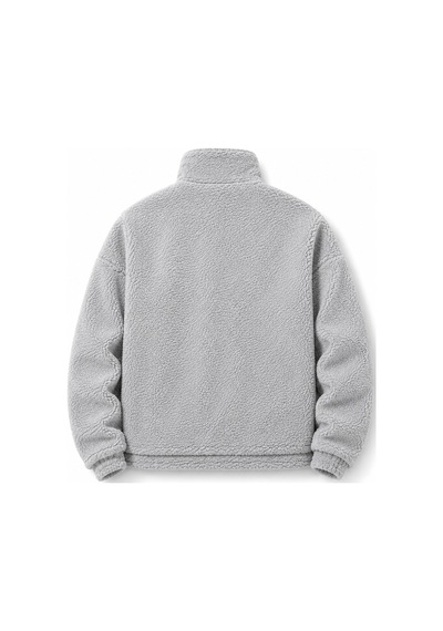Ghassy Co. Erkek Alaska Regular Peluş Sherpa Kışlık Tam Fermuarlı Polar Sweatshirt Diğer