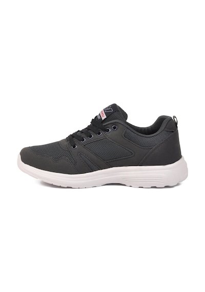 Walkway Lacivert Fileli Hafif Bağcıklı Esnek Unisex Spor Ayakkabı 020 G