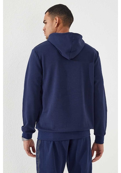 Tommy Life İndigo Kamuflaj Desen Baskılı Standart Kalıp Kapüşonlu Erkek Sweatshirt - 87884 Indıgo Tommy Life İndigo Kamuflaj Desen Baskılı Standart Kalıp Kapüşonlu Erkek Sweatshirt - 87884 Indıgo