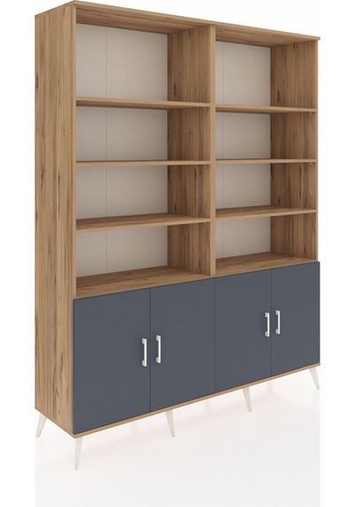 Hyperion Gardrop 10 Raflı 4 Kapaklı 176x44x221 Çam-antrasit/çam Antrasit/çam Hyperion Gardrop 10 Raflı 4 Kapaklı 176x44x221 Çam-antrasit/çam Antrasit/çam