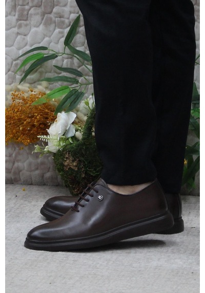 Pierre Cardin 14206 Kahve Hafif Taban Hakiki Deri Erkek Ayakkabı 001