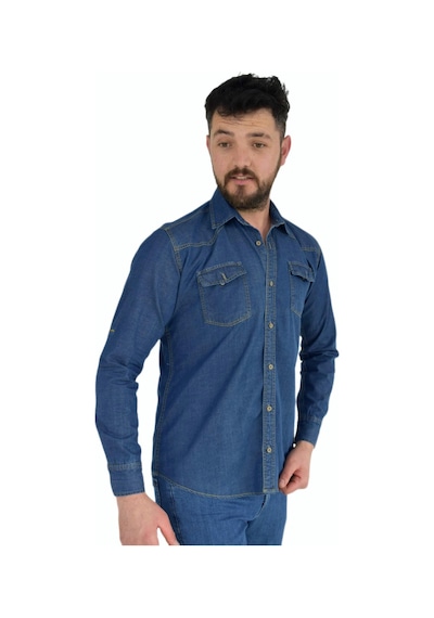 Erkek Kot Çift Cepli Gömlek Silim Fit Bgl-st02756 001