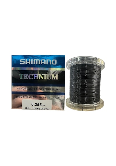 Shimano Technium 600mt 0.355mm 11.5kg Monofilament Misina Koyu Gri
