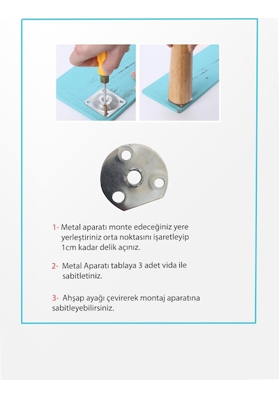 Tsmpapel Sehpa Ayağı - Kütük Sehpa - Orta Sehpa -Zigon Sehpa Ayağı
