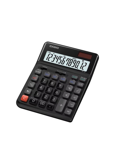Casio Hesap Makinesi 12 Hane De-12e-bk Siyah Çok Renkli