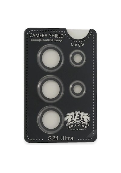 Samsung Galaxy Uyumlu S24 Ultra Bilvis Titan Kamera Lens - Titan Gri