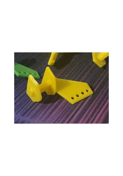 Uçak Servo Kontrol Horn/kulukçık-3d Baskı Petg/abs Plastik 10 Adet