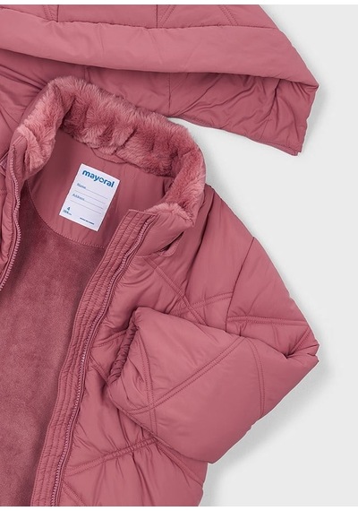 Mayoral Kız Çocuk Kısa Kışlık Ceket Pembe