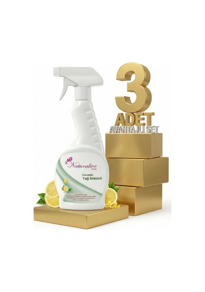 Naturalive Limonlu Yağ Çözücü 3x500 Ml