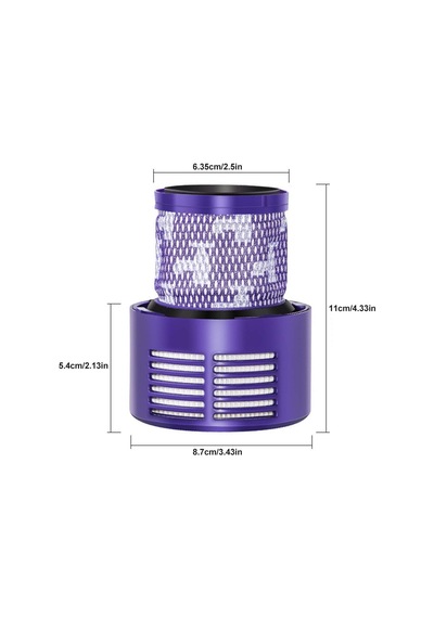 Dyson V10 Uyumlu Şarjlı Süpürge Yıkanabilir Filtre