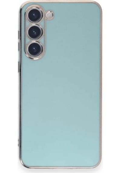 Newface Samsung Galaxy Uyumlu, S23 Plus Kılıf Volet Silikon - Açık Yeşil