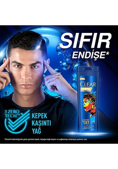 Men Kepeğe Karşı Etkili Şampuan Legend By Cr7 Cristiano Ronaldo 350 Ml 4 Adet
