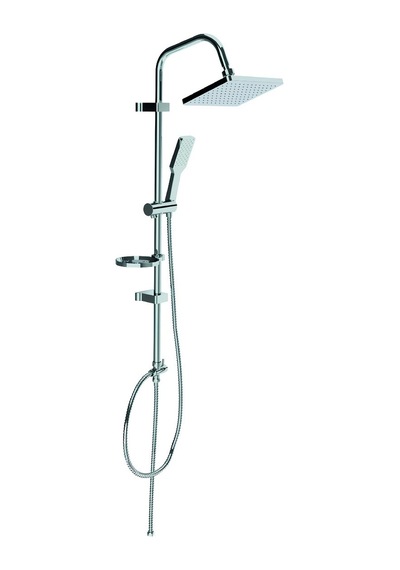Creavit Luna LN2500 Banyo Bataryası + SH630 Kare Tepe Duş Sistemi Krom