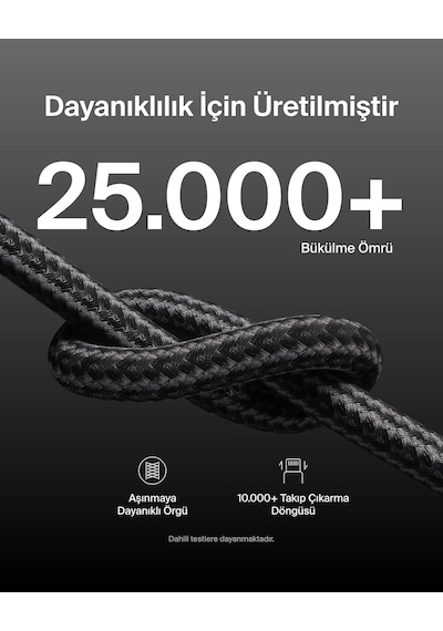 Belkin 2'li Örgülü Usb-c - Lightning Kablo, 1,5 M, Apple Uyumlu iPhone 14 Ve Ö