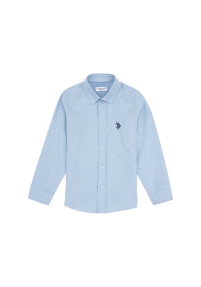 U.s. Polo Assn. Erkek Çocuk Açık Mavi Gömlek Basic 50316769-vr003 Acık Mavı