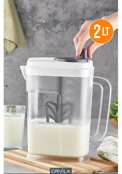 Mikser Çırpıcı Karıştırıcı Sürahi 2 Lt Limonata Ayran Içecek