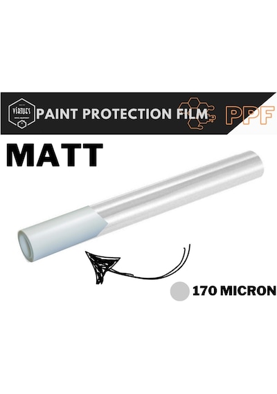 Virtues Mat Araç Boya Koruma Filmi 170 Micron 15metre Tph