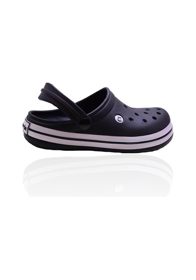 15090 Carlaverde Crosss Tarzı Unisex Terlik Hemşire Doktor Siyah