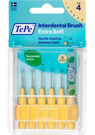 Tepe Blister X-soft 0.7 Mm - Sarı Diş Arayüz Fırçası 1x 6 Adet