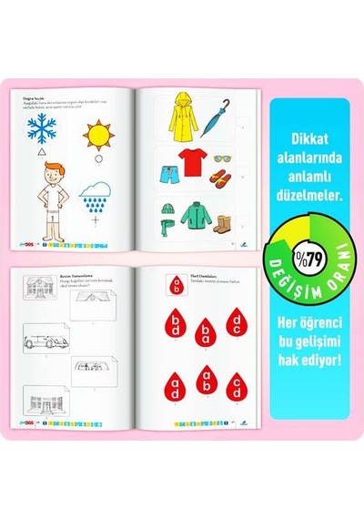 Adeda 4-7 Yaş Easy Dikkati Güçlendirme Kitabı B