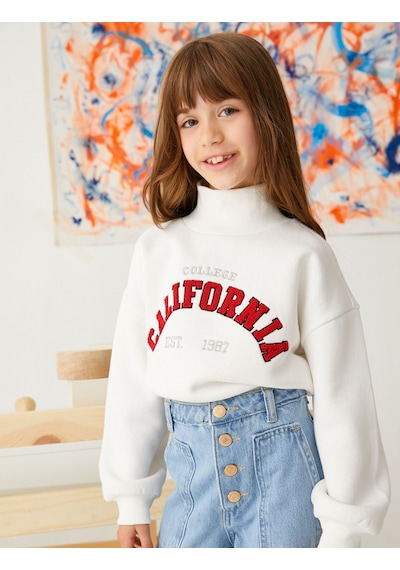 Koton Crop Oversize Kolej Sweatshirt Dik Yaka Şardonlu Ekru 4wkg10061ak 4WKG10061AK010 Ekru Koton Crop Oversize Kolej Sweatshirt Dik Yaka Şardonlu Ekru 4wkg10061ak 4WKG10061AK010 Ekru