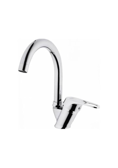 Mix Kuğu Lavabo Bataryası Musluğu Çift Girişli